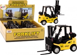 Metal gaffeltruck med friktionsdrev – gul