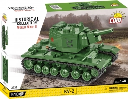 Historisk WW2-samling tung tank KV-2