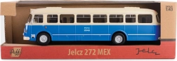 Model af PRL-bussen Jelcz 272 MEX blå