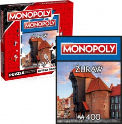 puslespil WINNING MOVES Monopoly Gdańsk Żuraw 1000 brikker