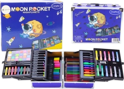 Kunstnersæt i udvidelig kuffert Cosmos 133 el