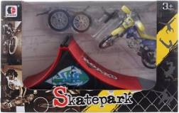 Rampe med motorcykel til børn