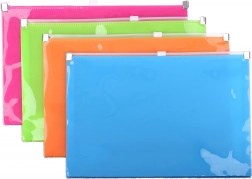 Mappe med lynlås 24 × 18,5 cm