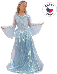 Karnevals-kostume prinsesse deluxe (120–130 cm)