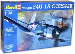 Plastmodel af flyet Vought F4U-1A Corsair