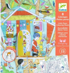 Afslørende malebøger Nina og hendes legetelt