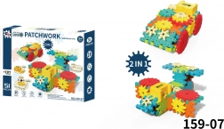 Kreativt STEAM-byggesæt 51 dele med tandhjul og motor