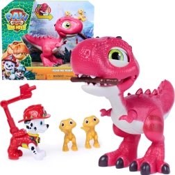 Spin Master Paw Patrol: The Dino Movie interaktiv dinosaur Rhubarb med Marshall-figur og tilbehør