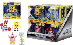 Metal-samlerfigurer SPONGEBOB SQUAREPANTS – 4 varianter (SpongeBob, Patrick, Squidward, Mr. Krabs) 6,5 cm