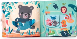 Lilliputiens - tekstilbog Vi lærer at klæde hunden Jules på