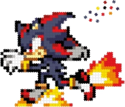 Jixelz REMIX – plastik pixel-puslespil SONIC: Runnin' Shadow