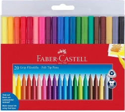 Faber-Castell Grip tuscher, sæt 20 stk