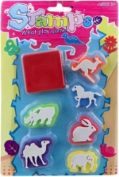 Sæt med dyrestempler med stempelpude