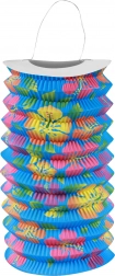 Farverig sammenklappelig lanterne Hawaii 15 cm