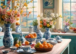 Cherry Pazzi puslespil Morgen i mit køkken 2000 brikker