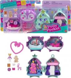 Polly Pocket juletids kompakt sæt 2‑pak