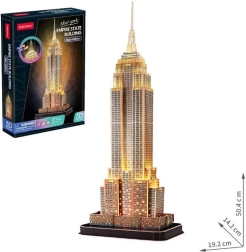 Lysende 3D-puslespil Empire State Building natudgave 37 brikker