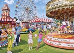 Ravensburger puslespil Vintage Fairground Fun, 1000 brikker