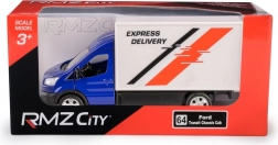 Metalmodel af varevogn EXPRESS DELIVERY 1:43 blå med pull‑back