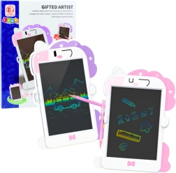 LCD tegnetavle med pen Enhjørning pink