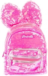 Lyserød glitrende rygsæk KRÓLICZEK GIRABRILLA
