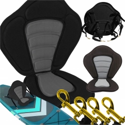 Aftageligt kajaksæde med ryglæn til SUP – blødt og let