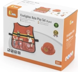 VIGA brandmandsforklædning til børn med vest og trætilbehør, 8 dele