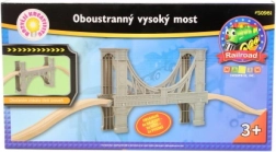 Dobbelt-sidet høj bro til børnetogbaner