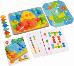 Mosaik og broderi med knopper