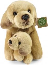 Rappa plysbamse labrador med hvalp liggende 25 cm eco‑friendly
