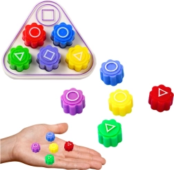 Gonggi-terninger Squid Game med trekantet stander