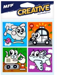 Badefolier til maling med vand