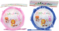 Plastiktromme til børn med trommestikker