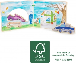 Træ Interaktiv Politibog Small Foot