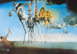 Puslespil SALVADOR DALÍ – Fristelsen af Sankt Antonius 1000 brikker
