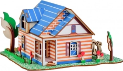 Træ 3D-puslespil Villa i Fontainebleau