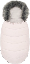Babyvognspose med pels dusty pink NEW BABY