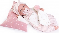 Antonio Juan Clara – realistisk talende babydukke, blødt stoflegeme, 34 cm
