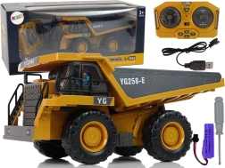 RC dumper med 2,4 GHz fjernbetjening og bevægelig lad