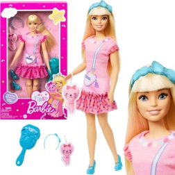 Min første BARBIE dukke med killing, 34 cm