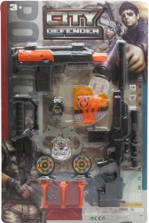 Politissæt med dartpile til børn