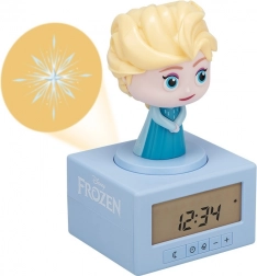 Lysende vækkeur Frozen med Elsa