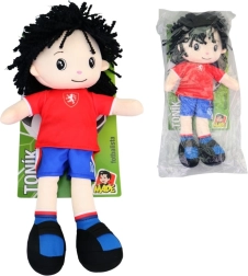 Tekstildukke Toník fodboldspiller
