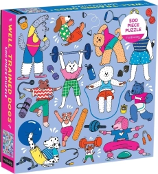 Mudpuppy træningshunde puslespil 500 brikker