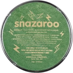 Snazaroo metallisk ansigtsmaling elektrisk grøn 18 ml