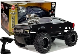 RC terrængående bil 2.4 GHz 4x4 sort 1:10