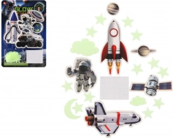 Selvlysende rumsdekorationer til væg og loft