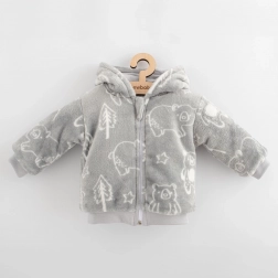 Foret børne-wellsoft hættetrøje NEW BABY Winter Times 74 (6–9 m)