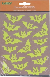 Selvlysende klistermærker til mørke Flagermus Halloween 25 × 14,4 cm