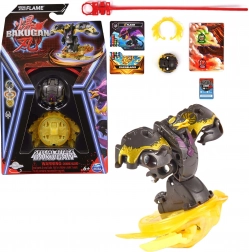 Bakugan Special Attack Flame sæt med snurrende figur og kort